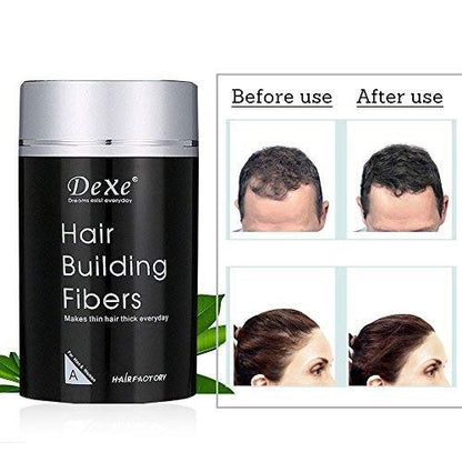 Premium Hair Building Fibers for Instant Thick & Natural Look | Long-Lasting Hair Concealer for Men & Women