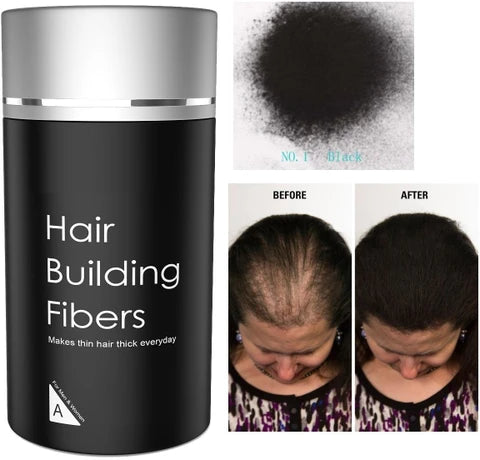 Premium Hair Building Fibers for Instant Thick & Natural Look | Long-Lasting Hair Concealer for Men & Women